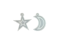 قالب سیلیکونی ماه و ستاره